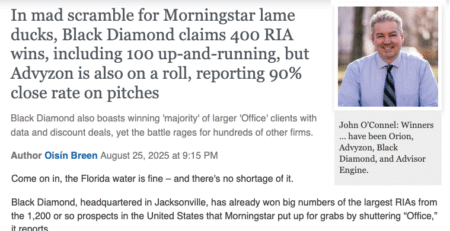 RIAbiz article featuring John O'Connell who is quoted
