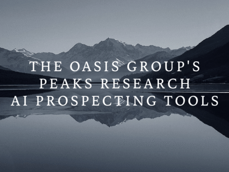The Oasis Group's Peaks Research AI Prospecting Tool