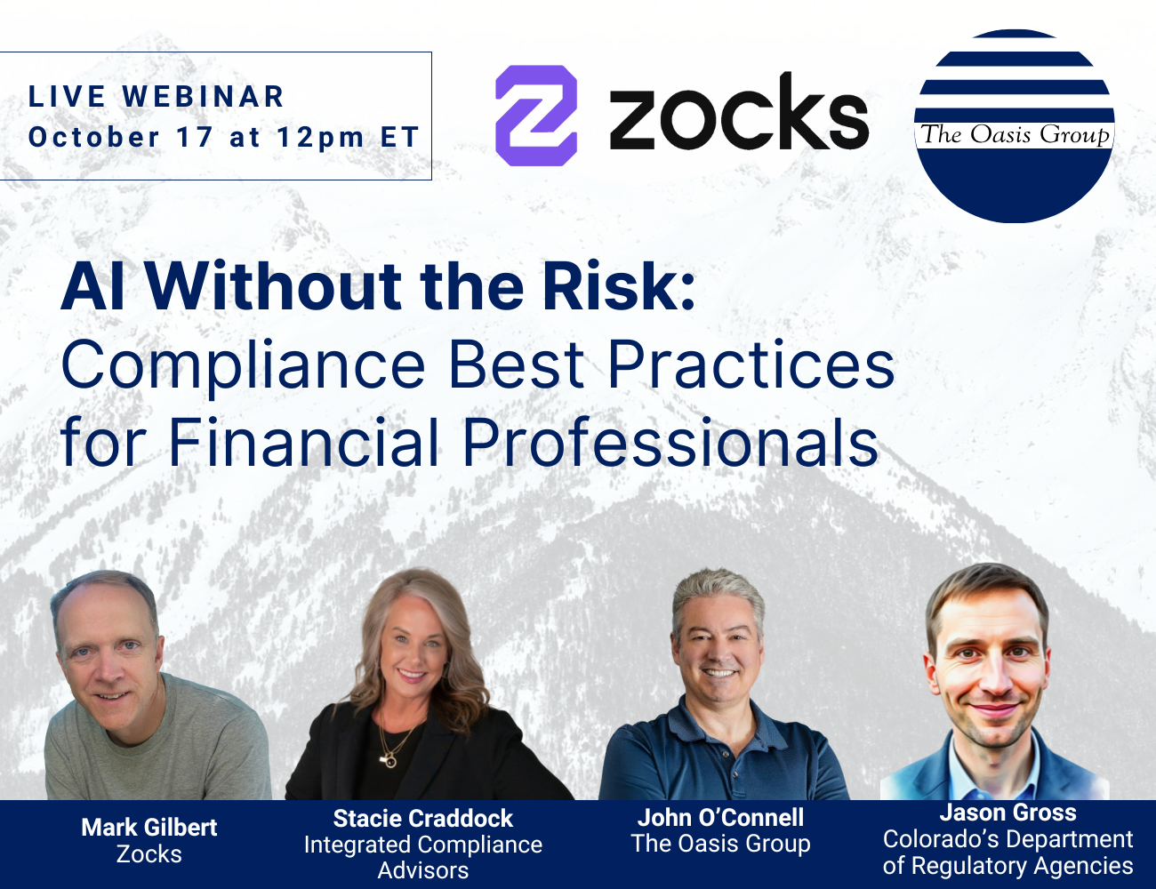 Webinar with Zocks: AI Without the Risk: Compliance Best Practices for Financial Professionals