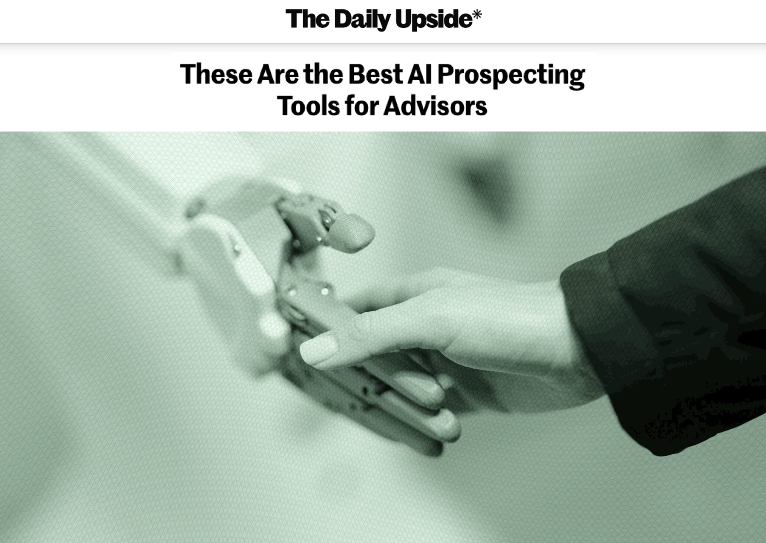 The Daily Upside These Are the Best AI Prospecting Tools for Advisors