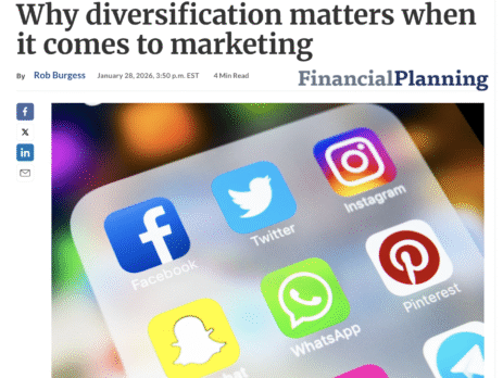 John O'Connell Featured in Financial Planning Magazine: Why diversification matters when it comes to marketing