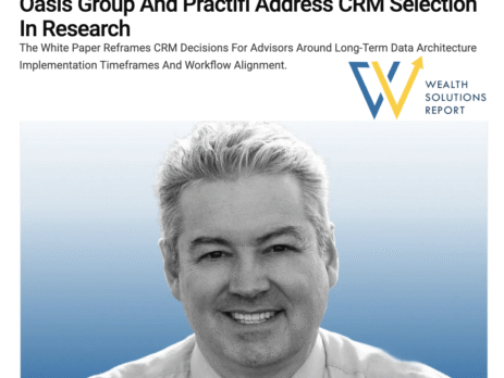 Oasis Group And Practifi Address CRM Selection In Research