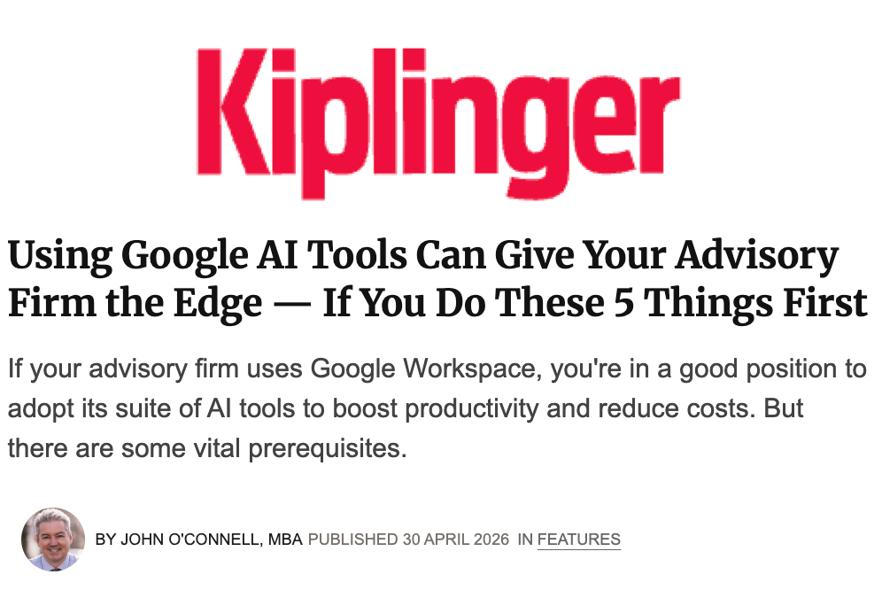 Using Google AI Tools Can Give Your Advisory Firm the Edge — If You Do These 5 Things First
